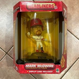 Mark McGwire Headliners XL Commemorative Figure w/Home Plate Display Case NWT